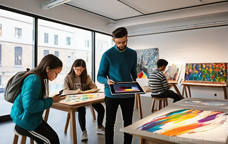 미술교육사 자격증 유효기간 - A confident, elegantly dressed woman in her late 40s or early 50s, wearing smart business casual att...