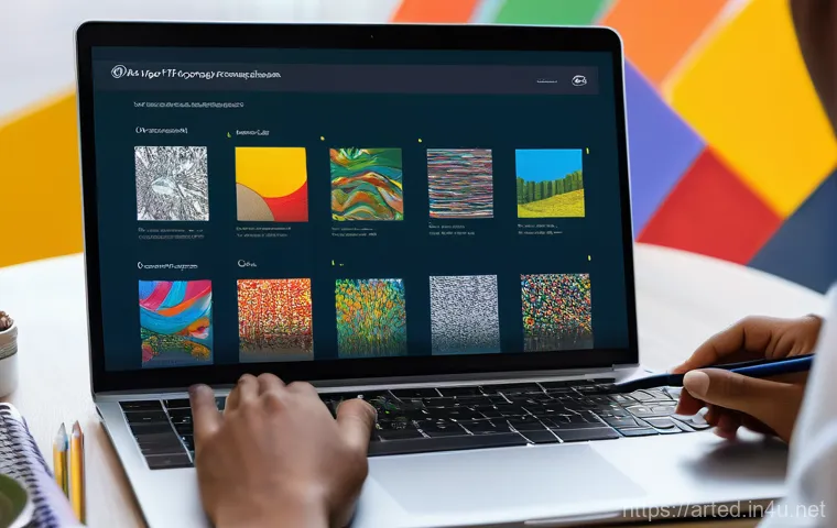 미술교육사 취업 인터뷰 팁 - **Prompt:** A vibrant and bustling art classroom filled with diverse elementary school children, age...